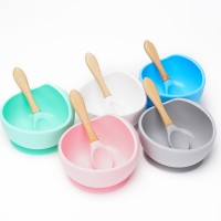 Suction Silicone Bowl and Spoon