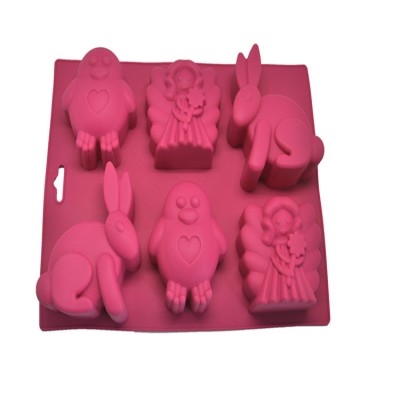 Amazon hot sale animal shaped silicone bakeware for cake