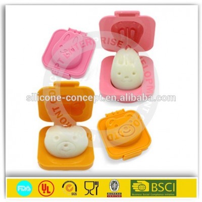 lovely shaped egg shapers food grade plastic dual shaper