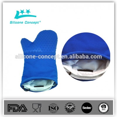 Promotional silicone magnetic oven mitt silicone gloves