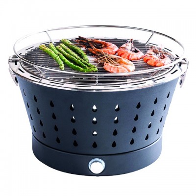 High quality stainless steel portable smokeless charcoal grill meat dismantle bbq grill