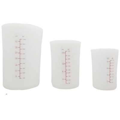 Healthy and protective silicone measuring cup